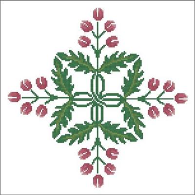 (image for) Floral Ornamental #091 Cherry Beans